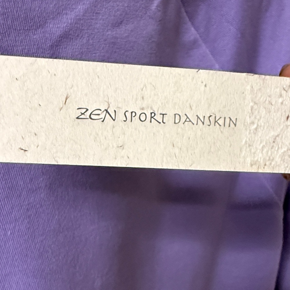 Danskin Purple 3/4 Sleeve Women's Yoga Top - Picture 2 of 6